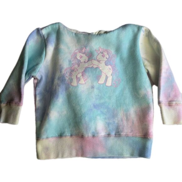 MY LITTLE PONY Pastel TIE DYE Sweatshirt HOODIE Toddler Sz 2T NEW Cotton On Kids - Picture 4 of 7